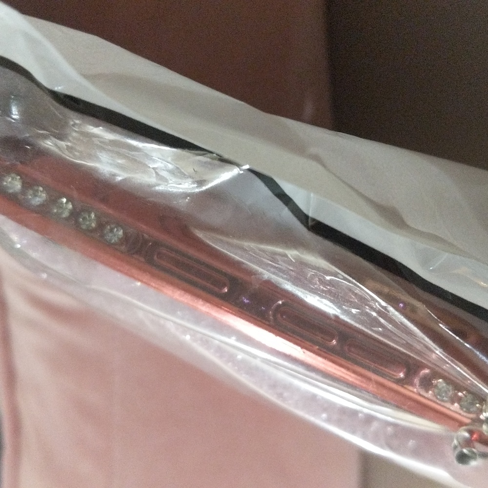 Google Pixel 5 5g Rose Gold Clear Cover Strap Moving Holographic Sparkle… - Picture 8 of 8